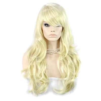 Wiwigs schöne hellblonde lange Lagenlook Way Skin Top Damen Perücke