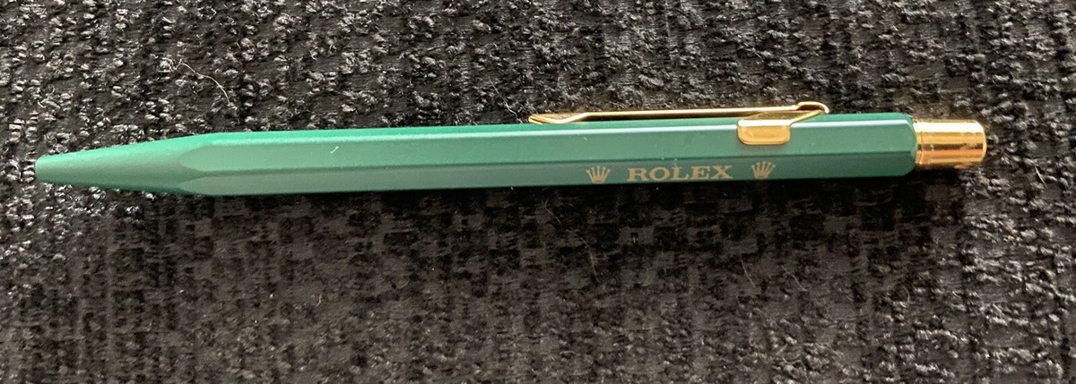 100% Original Rolex Green Pen Caran d'Ache 858 Novelty Green Gold
