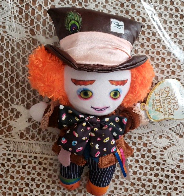 Mad Hatter Plush NWT Alice Through the Looking Glass Rare Johnny Depp
