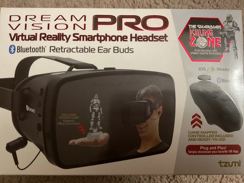 NEW VR GAMING DREAM VISION PRO Virtual Reality Smartphone Headset   ISO/ Ready - Image 2 of 4