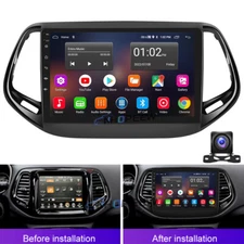 For Jeep Compass 2017-2020 Android 15 Car Stereo Radio GPS NAVI Bluetooth Player