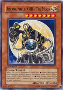 Arcana Force XVIII - The Moon - LODT-EN015 - Common - 1st Edition x3 - Lightly P
