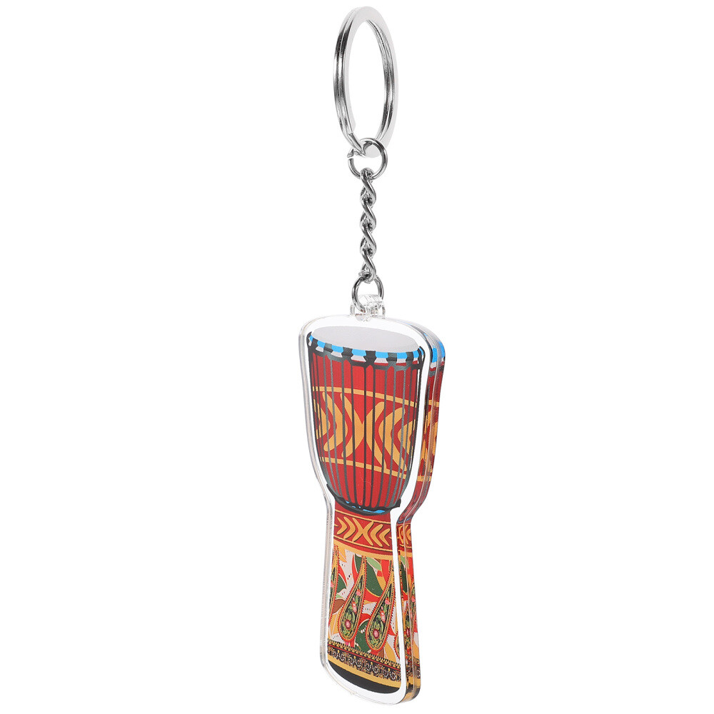 Musical Instrument Keychain African Drum Keychain Funny Keychain