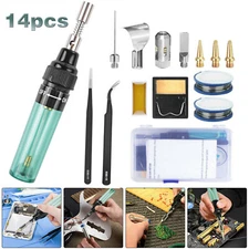 Portable Gas Soldering Iron Pen Electric Torch Gun Butane Ignite Welding Tools