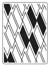 Modern RECTANGLE 4.25 x 5.75 Darice Embossing Folder Background 30023123