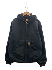 Carhartt DUCK ACTIVE JACKET Made in USA M Cotton BLK Solid J131 BLK