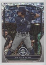 2023 Bowman Draft Chrome Sparkle Refractor Brock Rodden #BDC-171 12yh