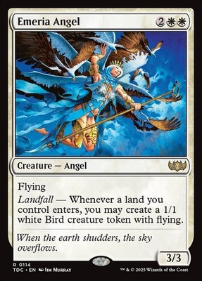 Emeria Angel 0114 Non Foil Rare Tarkir Dragonstorm Commander MTG NM
