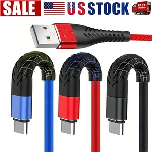 Braided USB C Type C Fast Charging Data Cable Cord for iPhone 17 Pro Max 16 lot