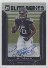 2022 Panini Donruss Optic The Elite Series Rookies 54/99 Treylon Burks Auto 4m4