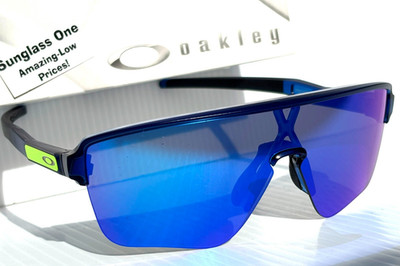 NEW Oakley CORRIDOR SQ Matte Trans Blue PRIZM Sapphire Lens Sunglass 9415-02