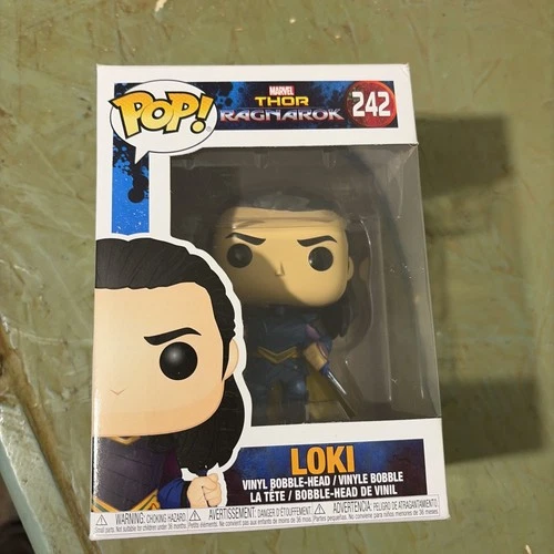 Funko Pop! Marvel: Thor Ragnarok Loki Sakaarian #242 Vinyl Figure Dmg Box