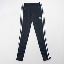 Adidas Track Pants Women XS Black White 3-Stripes Originals Trefoil Logo