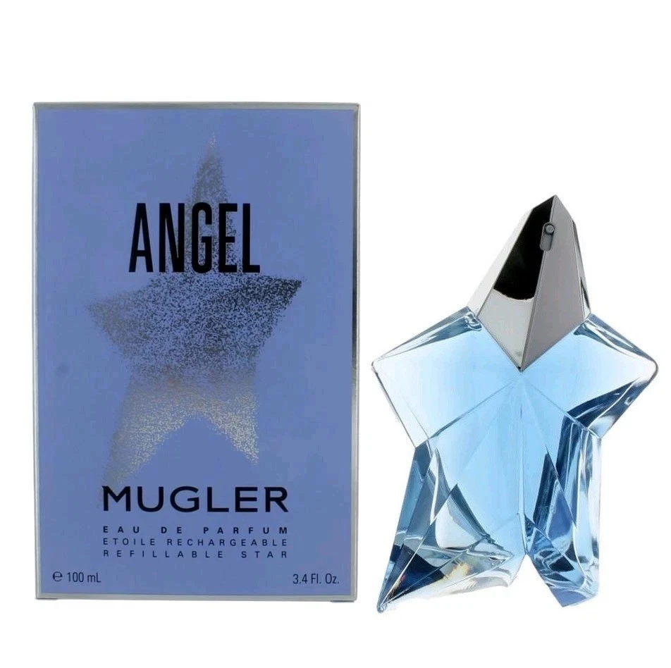 Angel by Thierry Mugler 3.4 OZ 100 ml Eau De Parfum Estrella Recargable Nuevo y Sellado Foto 3 de 3