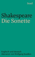 Die Sonette Englisch Und Deutsch William Shakespeare Taschenbuch 332 S. Englisch