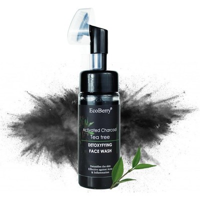 EcoBerry Activated Charcoal Teatree Face Wash For All Skin Types 100gm