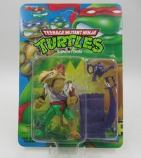 TMNT Sandstorm 1992 Playmates Unpunched MOC Sealed Vintage Action Figure