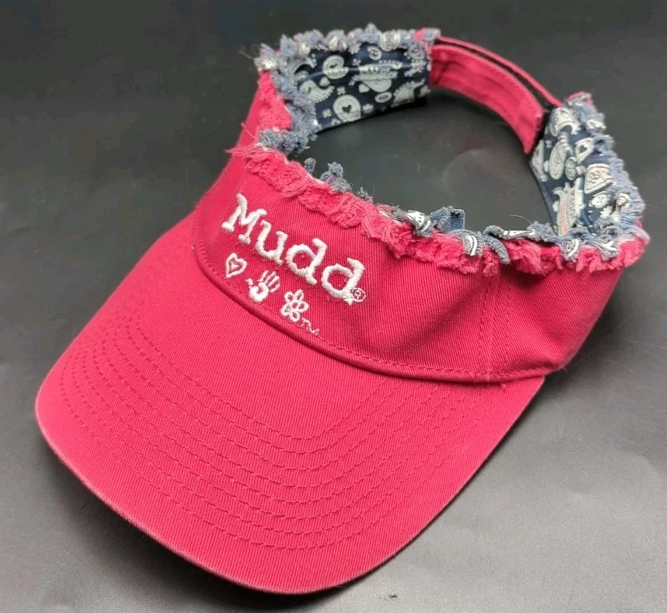 MUDD Visera Rojo Estilo Envejecido Sombrero Ajustable - Niño/Jóvenes (Niñas) Foto 2 de 4