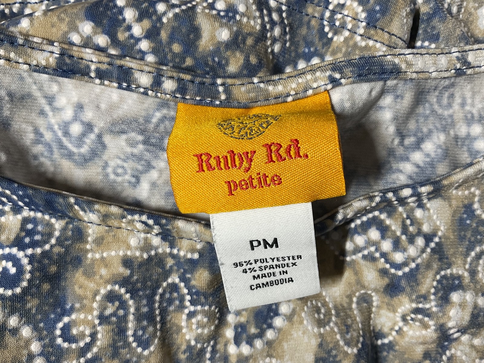 Ruby Rd Women’s Multicolor Abstract Print Top Siz… - image 8