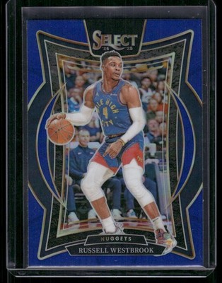 Russell Westbrook 2024-25 Panini Select Retail Blue Prizm Denver Nuggets #18