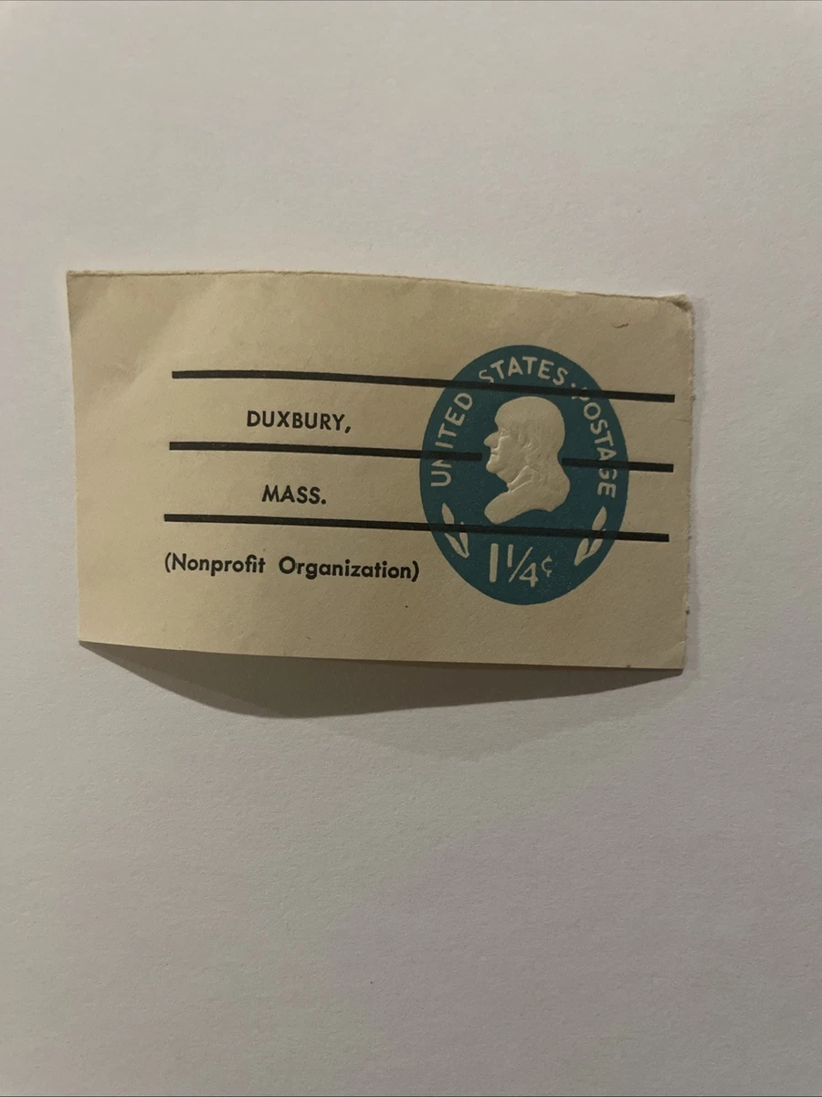 Cut Square Used US Back of Book Postal Cards & Stationery for sale