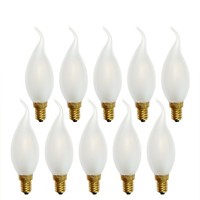 10 X Led Filament Windstoß Kerze 4W = 40W E14 Matt Retrofit Extra Warmweiß 2200K