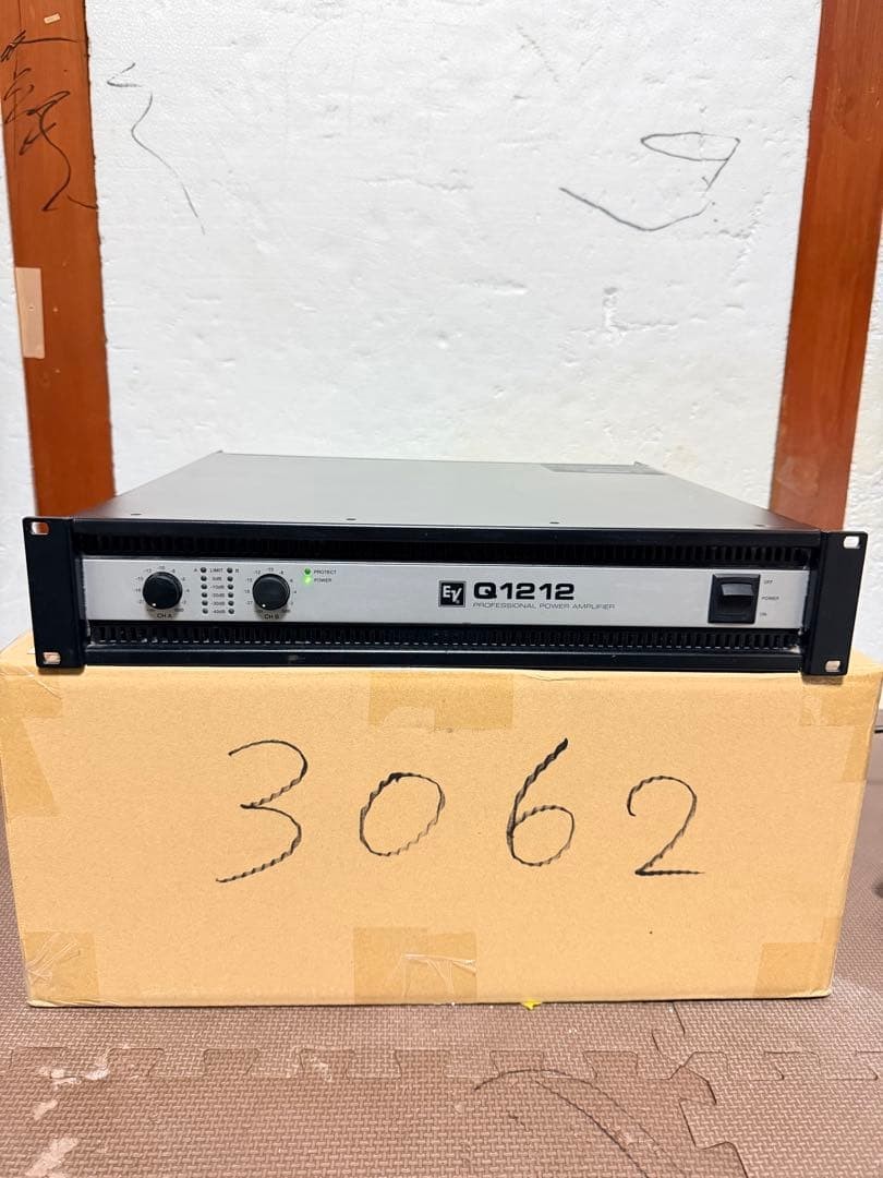 Ev Q1212 Power Amplifier Tested Working Pa Amp Good Condition