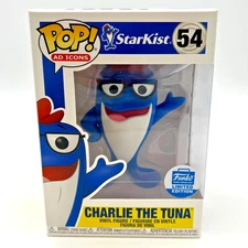 Funko POP! Ad Icons StarKist CHARLIE THE TUNA #54 Exclusive with Box Protector