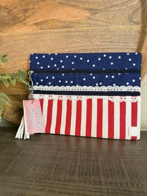 Americana Land of Liberty Versi Bag by Peachy KEEN Brand New Cosmetic Bag
