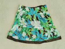 GEORGE Girls Colorful Floral Skirt Size 14