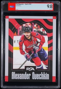 COLLECTORS PSA MAGAZINE – SPORTS #42 JUNE 2025 ALEXANDER OVECHKIN PSA Graded 9.8
