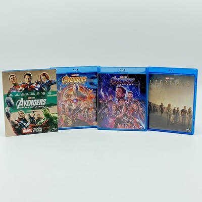 Konvolut Avengers + Eternals Blu-Ray Marvel Filme - Funktioniert Top Zustand - Deutsch