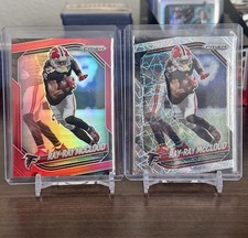 2025 Panini Prizm RAY-RAY MCCLOUD RETAIL RED PRIZM SSP #34 Atlanta Falcons
