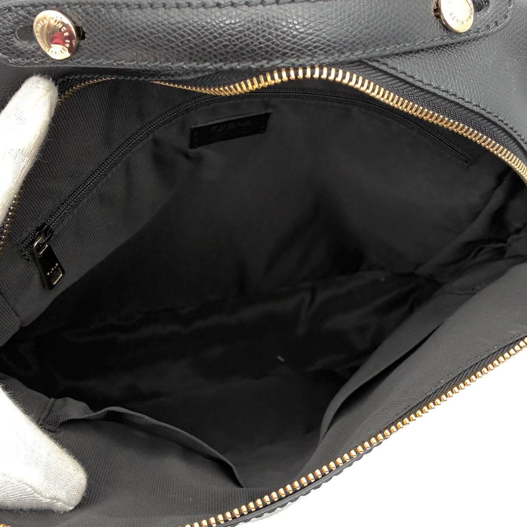 Furla Piper Backpack All Over Pattern Leather Bla… - image 7