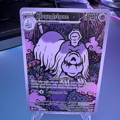 Houndstone Illustration 145/132 Mega Evolution Base Set
