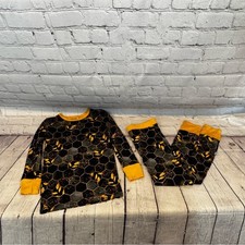 Little Popp Crew Honeycomb Bamboo Pajama Set Size: 5/6