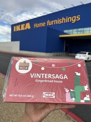 Ikea Gingerbread House Vintersaga Christmas Sweets Gift Party Favor Table Decor