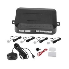 Universal Auto Vehicle Reverse Backup Radar System Reverse Parking Silver Tone