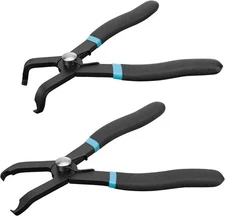 DURATECH 2-Piece Push Pin Pliers Set Auto Clip Removal Tool Kit for Removing