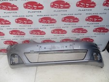 SEAT ALHAMBRA 2011-2014 FRONT BUMPER WITH WASHER JET HOLES IN SILVER- GENUINE