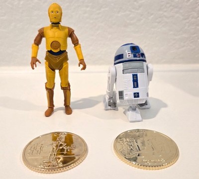 HASBRO STAR WARS DROIDS VINTAGE COLLECTION C-3PO R2-D2 3.75'' not black series