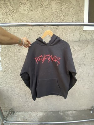 2018 Revenge Lightning Anarchy XXXTENTACION Hoodie Red & Black Sz L *Brand New*