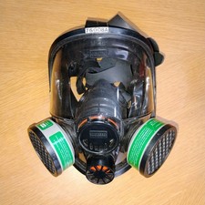 North Honeywell 7600-8A Full Face Respirator Medium/Long M/L 