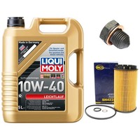 MotoröL Filter Set 10W-40 5 Liter + ÖLablassschraube FüR Audi 100 VW Transporter
