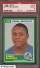 1989 Score Football #257 Barry Sanders Lions RC Rookie HOF PSA 9 MINT