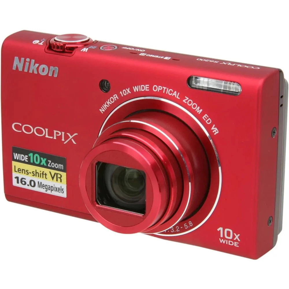 Nikon COOLPIX デジタルカメラ レッド Amazon | Nikon デジタルカメラ COOLPIX (クールピクス) S210 レッド