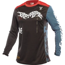 Fasthouse Grindhouse Bereman Motocross Jersey | Black/Red/Blue