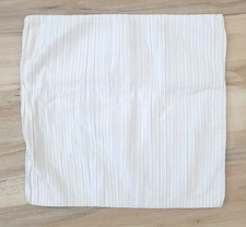Throw Pillow Covers White Pleated Set of 2 / 12 x 12in / NEW