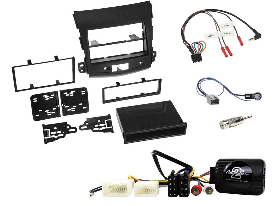 JVC USB Bluetooth Lenkrad DAB 2DIN Autoradio für Mitsubishi 2007-2010 Outlander - Bild 3 von 4