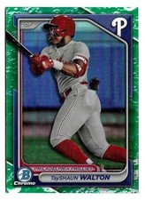 2024 TayShaun Walton Bowman Chrome Lunar Glow Rookie Prospects